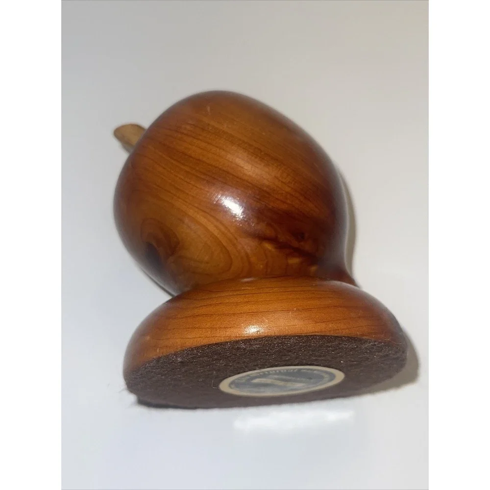 Walnut Wood Apple Pen Holder - Original Walnut Bowl Factory Store - Teacher Gift